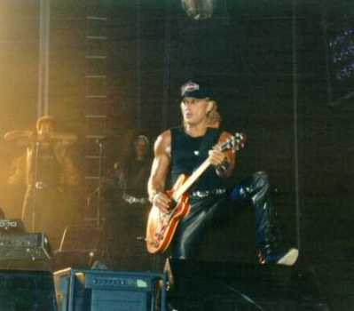 She's the girl in the red blue jeans