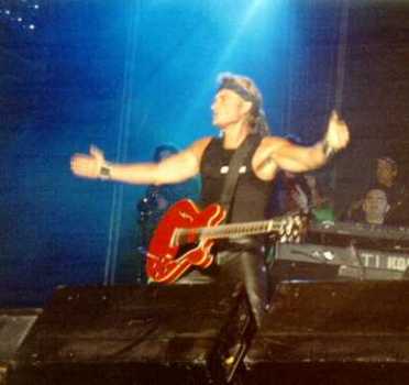 She's the one with the flying feet