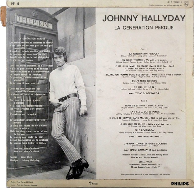 LP La gnration perdue Philips P 70 381 L