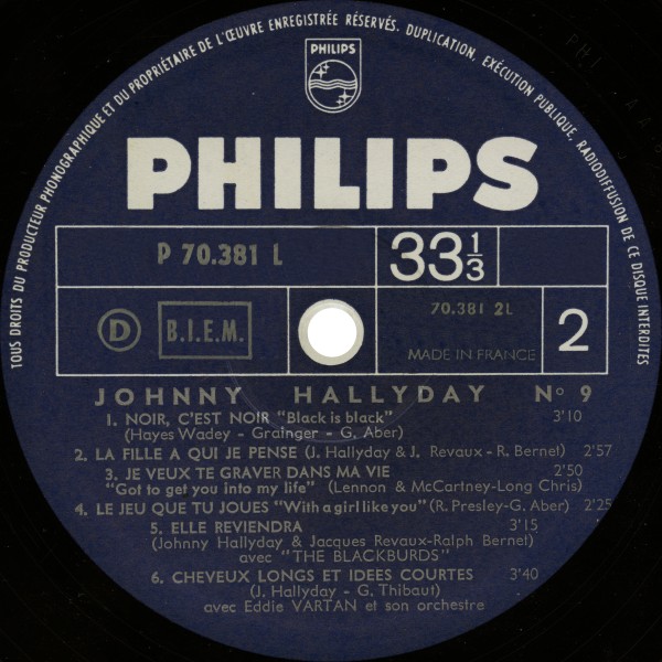 LP La gnration perdue Philips P 70 381 L