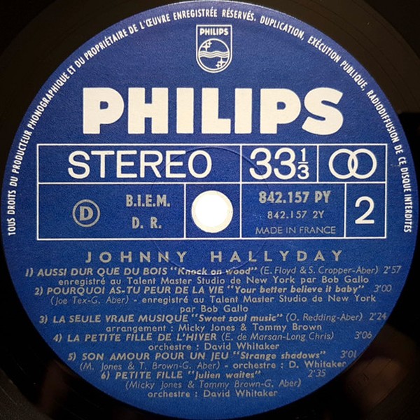 LP Johnny 67 Philips 842 157 PY