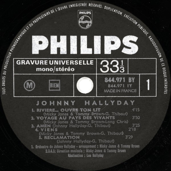 LP Rivire...ouvre ton lit Philips 844 971 BY