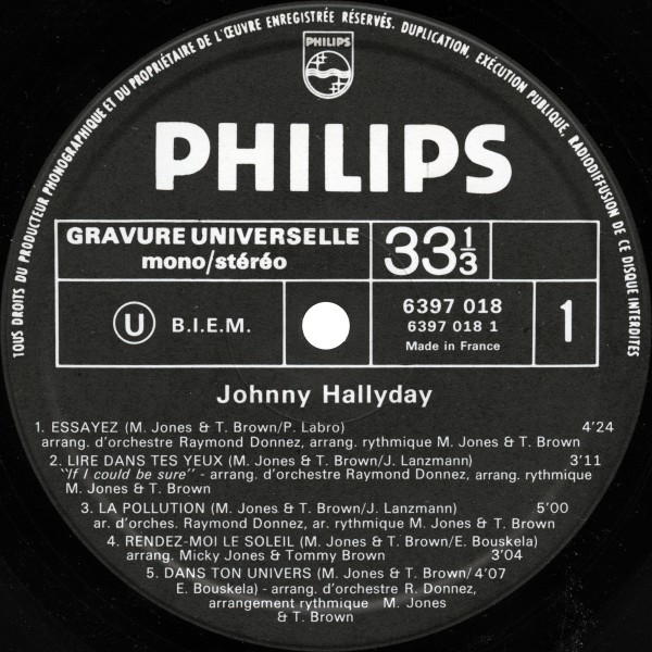 LP Vie Philips 639 7018