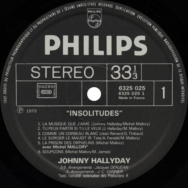 LP Insolitudes Philips 6325 025