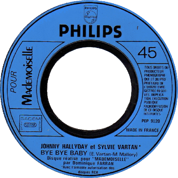 SP promo Bye bye baby PEP 9120