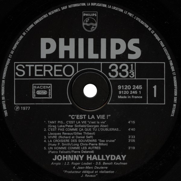 LP C'est la vie Philips 9120 245