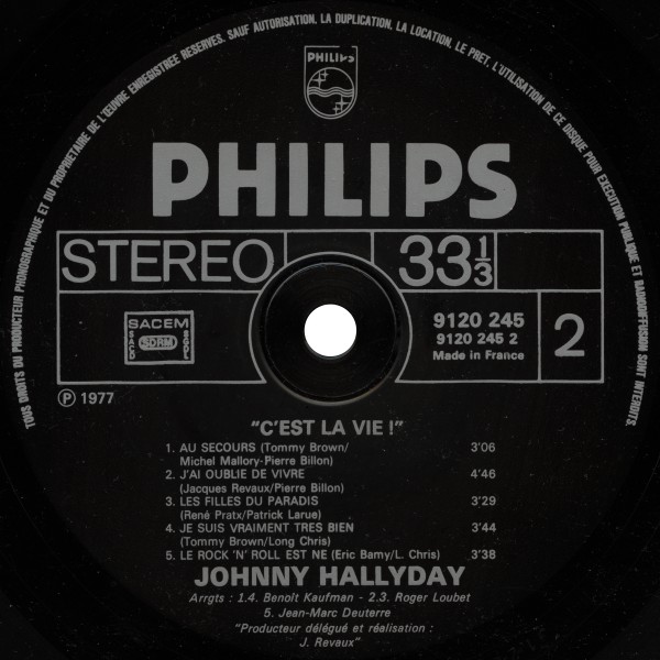 LP C'est la vie Philips 9120 245