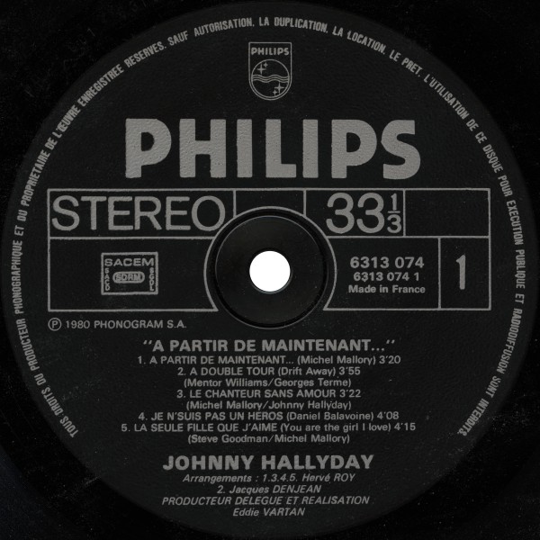 LP A partir de maintenant Philips 6313 074