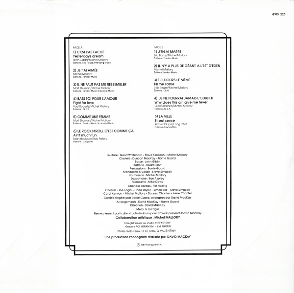 LP Pas facile Philips 6313 225