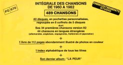 Intgrale des chansons 1960-1982 Philips 6685 169