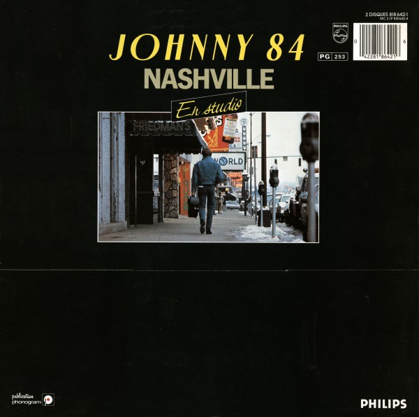 Coffret 2 LP Hallyday 84 Nashville Philips 818 642-1