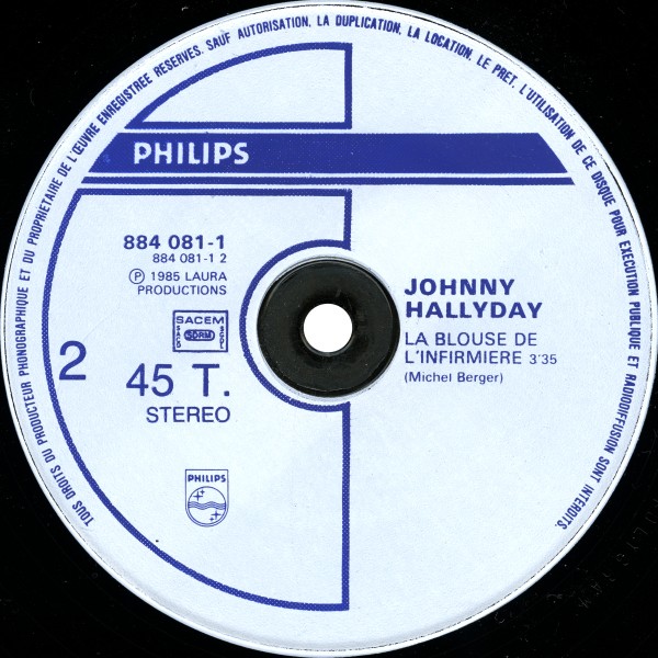 Maxi 45 T.  Rock 'n' roll attitude Philips 884 081-1