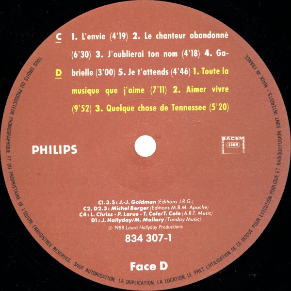 LP Johnny  Bercy Philips 834 305-1