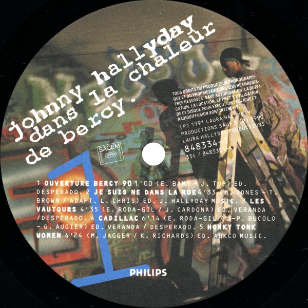 LP Dans la chaleur de Bercy Philips 848 334-1