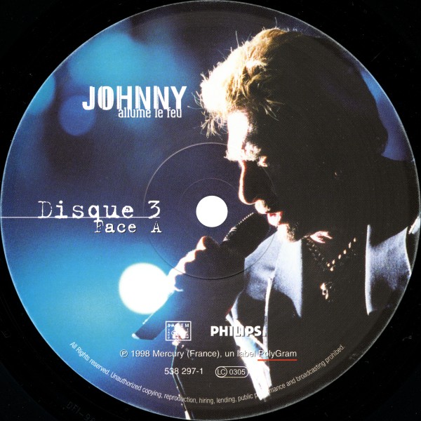 LP Johnny allume le feu Philips 538 294-1