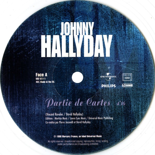 Maxi 45 T. Partie de cartes Philips-Universal 562 611-1