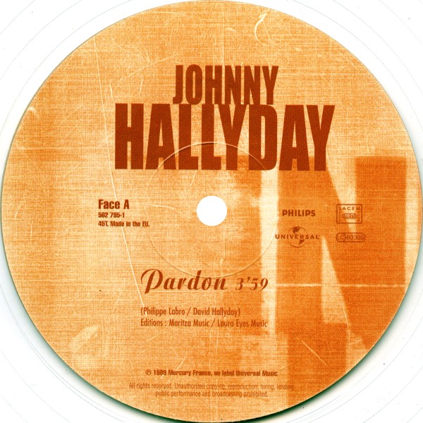 Maxi 45 T. Pardon Philips-Universal 562 795-1