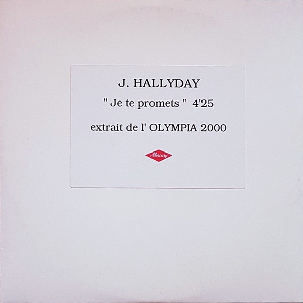 CDs promo Je te promets