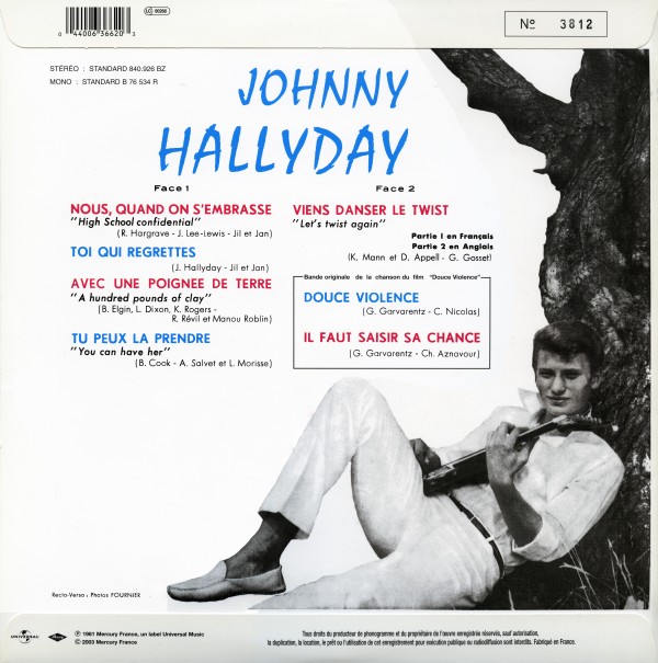 LP 25 cm  Viens danser le twist Universal 063 662-0