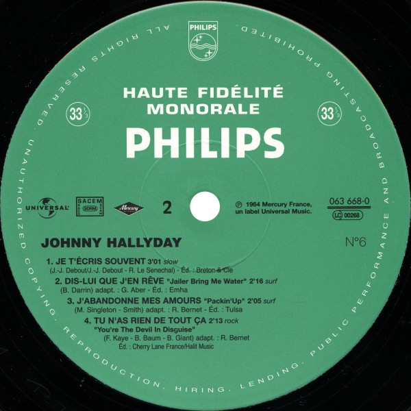 LP 25 cm  Les guitares jouent 063 668-0