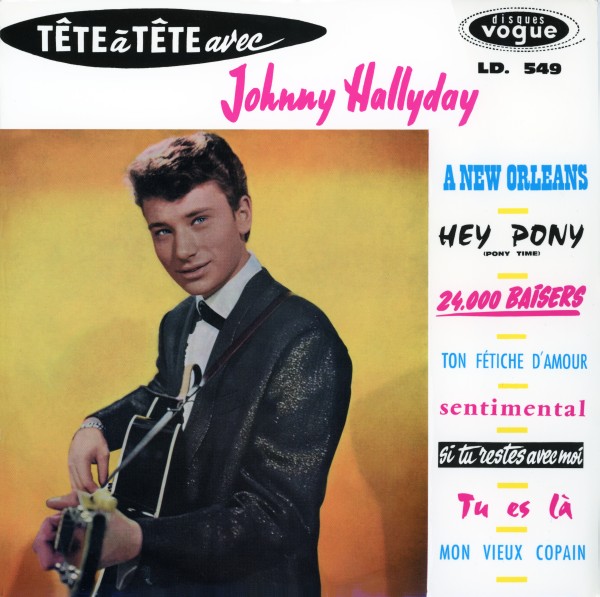 LP 25 cm Tte  tte avec Johnny Hallyday mono BMG 82 876 522 311