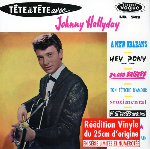 LP 25 cm Tte  tte avec Johnny Hallyday mono BMG 82 876 522 311