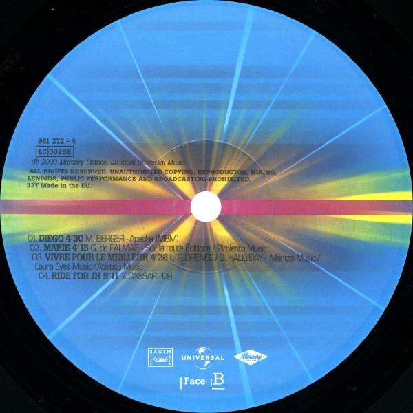 Coffret LP Parc des Princes 2003 Universal 981 272-2