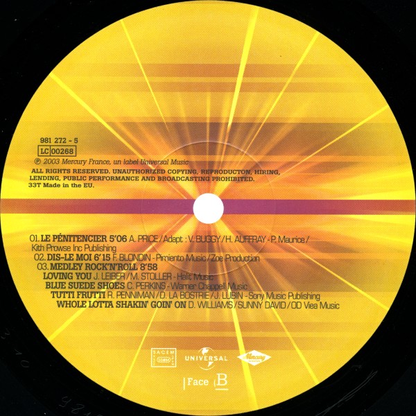 Coffret LP Parc des Princes 2003 Universal 981 272-2