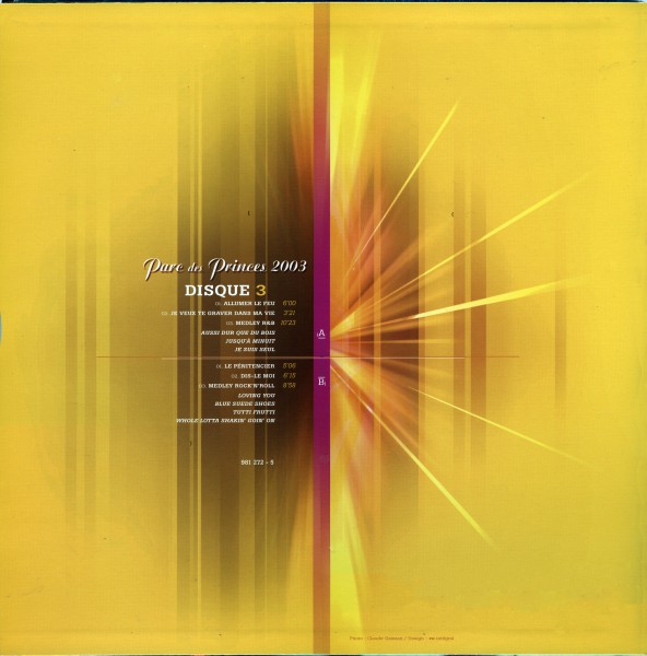 Coffret LP Parc des Princes 2003 Universal 981 272-2