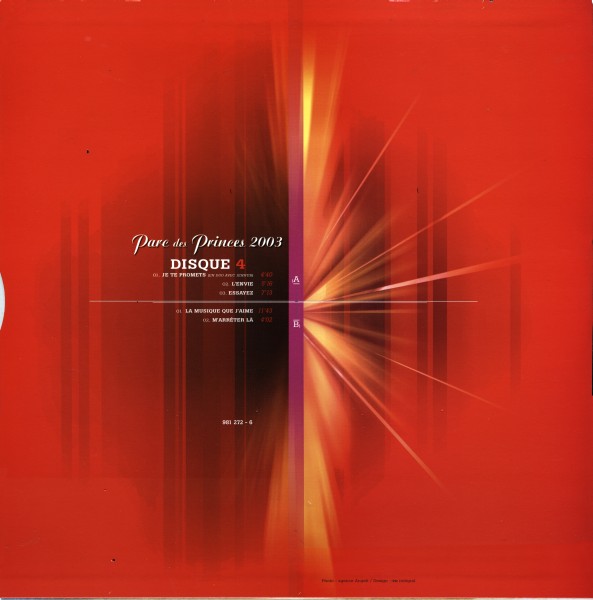 Coffret LP Parc des Princes 2003 Universal 981 272-2