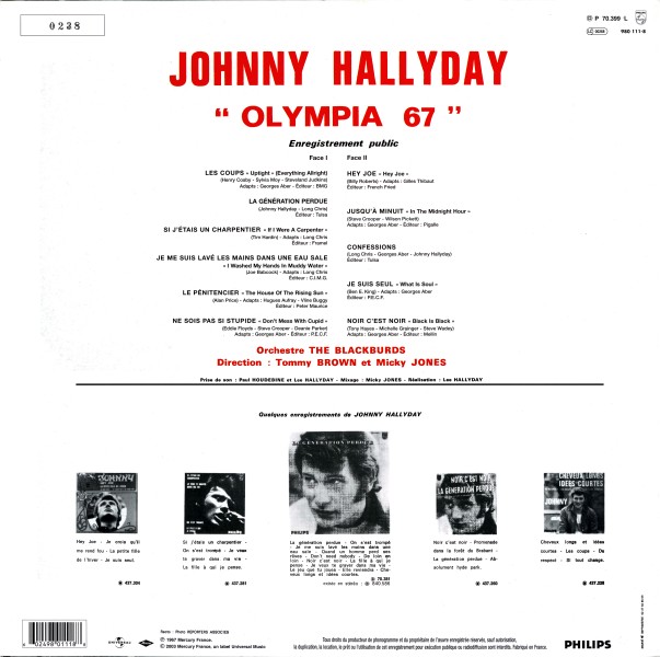 LP couleur Olympia 67 Universal 980 111-8