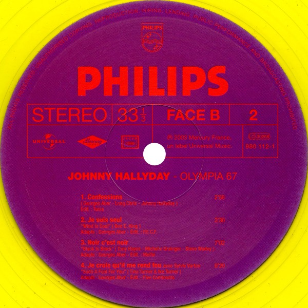 LP couleur Olympia 67 universal 980 111-9