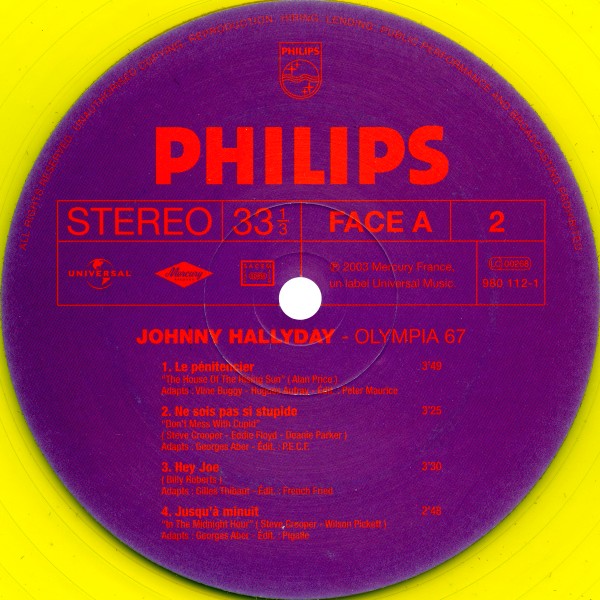 LP couleur Olympia 67 universal 980 111-9