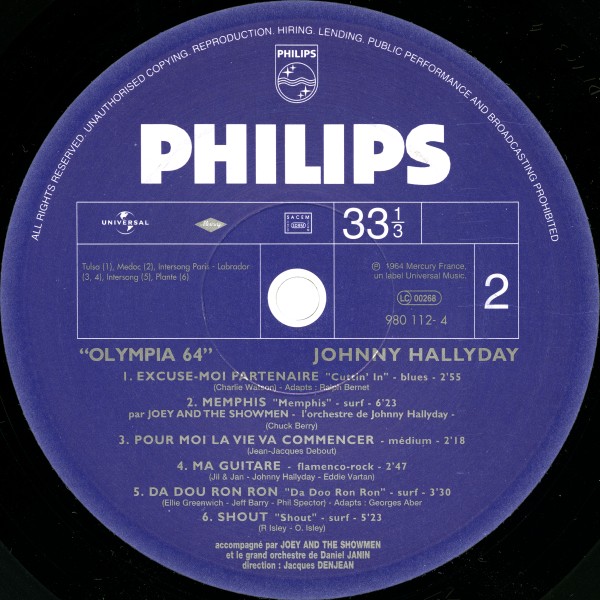 LP couleur Olympia 64 Universal 980 112-4