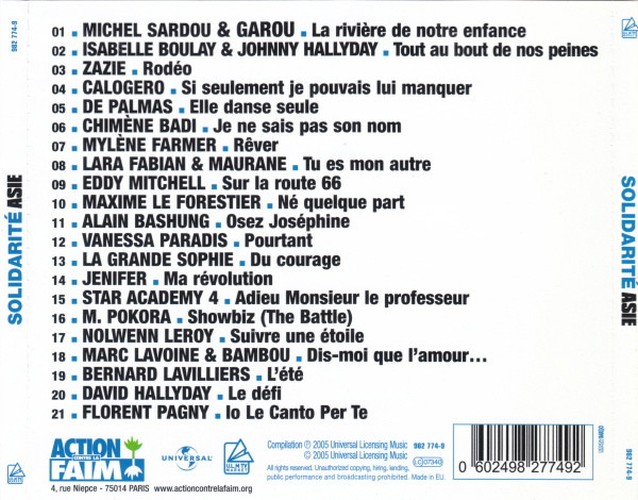 CD Solisarit Asie Universal 982 774-9