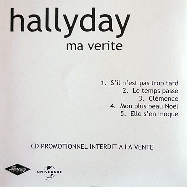 CD promo Ma vrit Universal