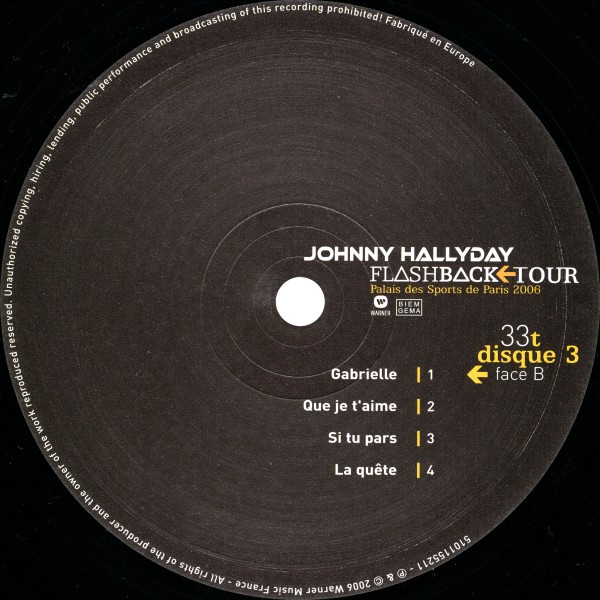 LP Flashback Tour Warner 51011 55211