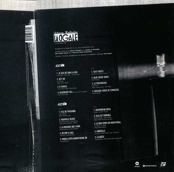 LP La Cigale 12-17 dcembre 2006 Warner 25646 98972