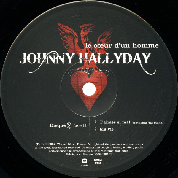 Coffret triple  LP 25 cm Le coeur d'un homme Warner 25646 98105