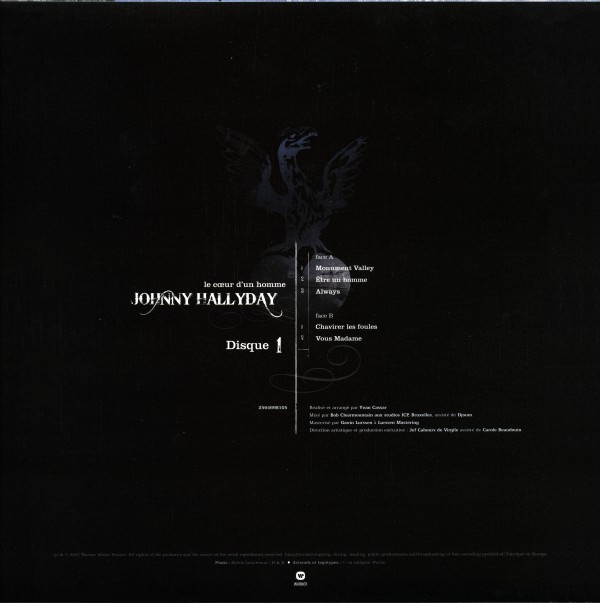 Coffret triple  LP 25 cm Le coeur d'un homme Warner 25646 98105