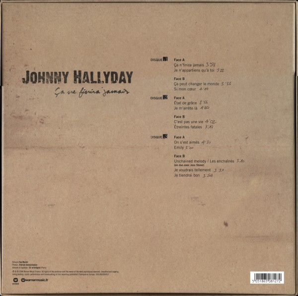 Coffret triple  LP 25 cm Ca ne finira jamais Warner 50518 65081272