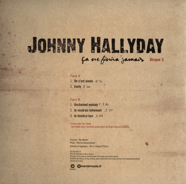 Coffret triple  LP 25 cm Ca ne finira jamais Warner 50518 65081272