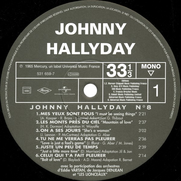 LP Back to black Hallelujah Universal 531 659-7