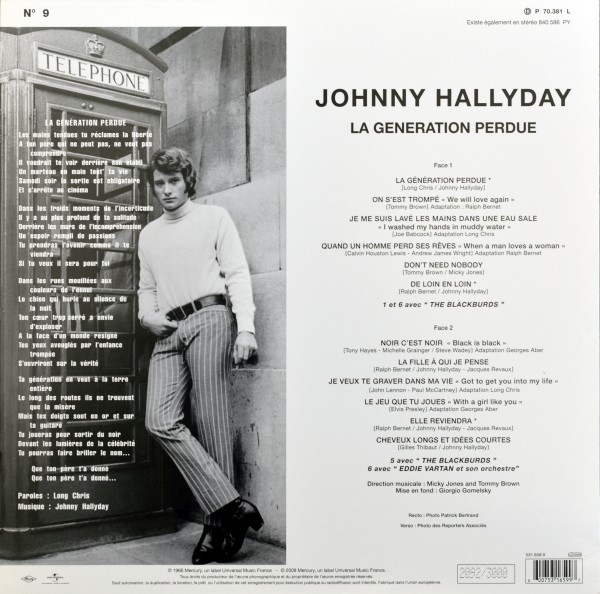 LP Back to black La gnration perdue Universal 531 659-9