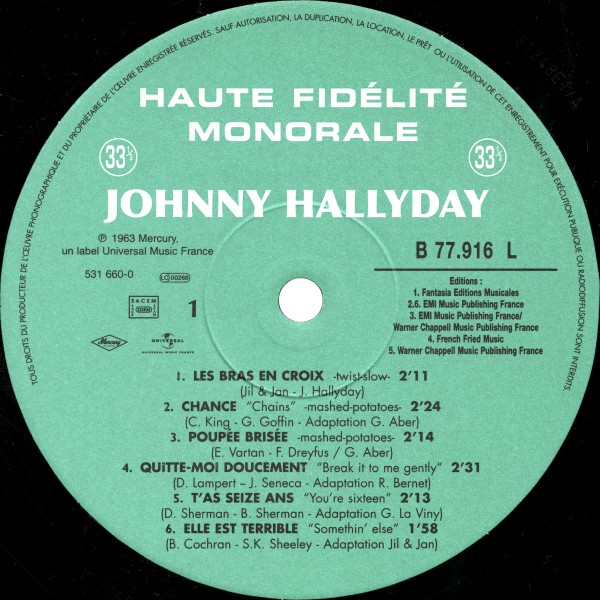 LP Back to black Les bras en croix Universal 531 660-0