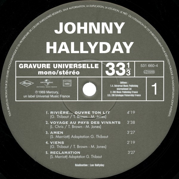 LP Back to black Rivire... ouvre ton lit Universal 531 660-4