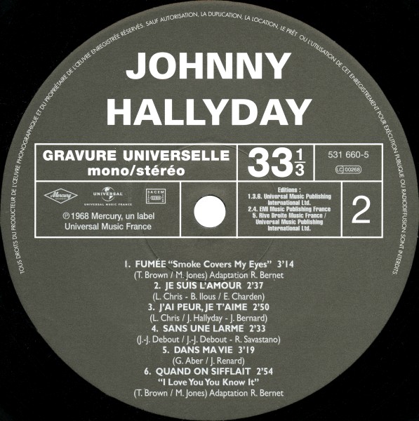 LP Back to black Rve et amour Universal 531 660-5