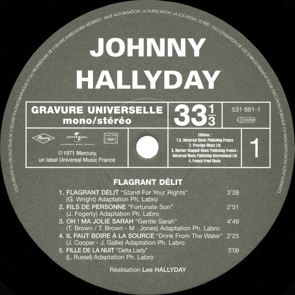 LP Back to black Flagrant dlit Universal 531 661-1