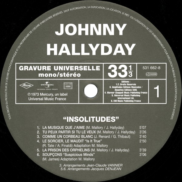 LP Back to black Insolitudes Universal 531 662-8