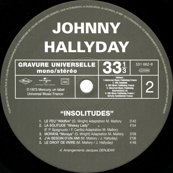 LP Back to black Insolitudes Universal 531 662-8